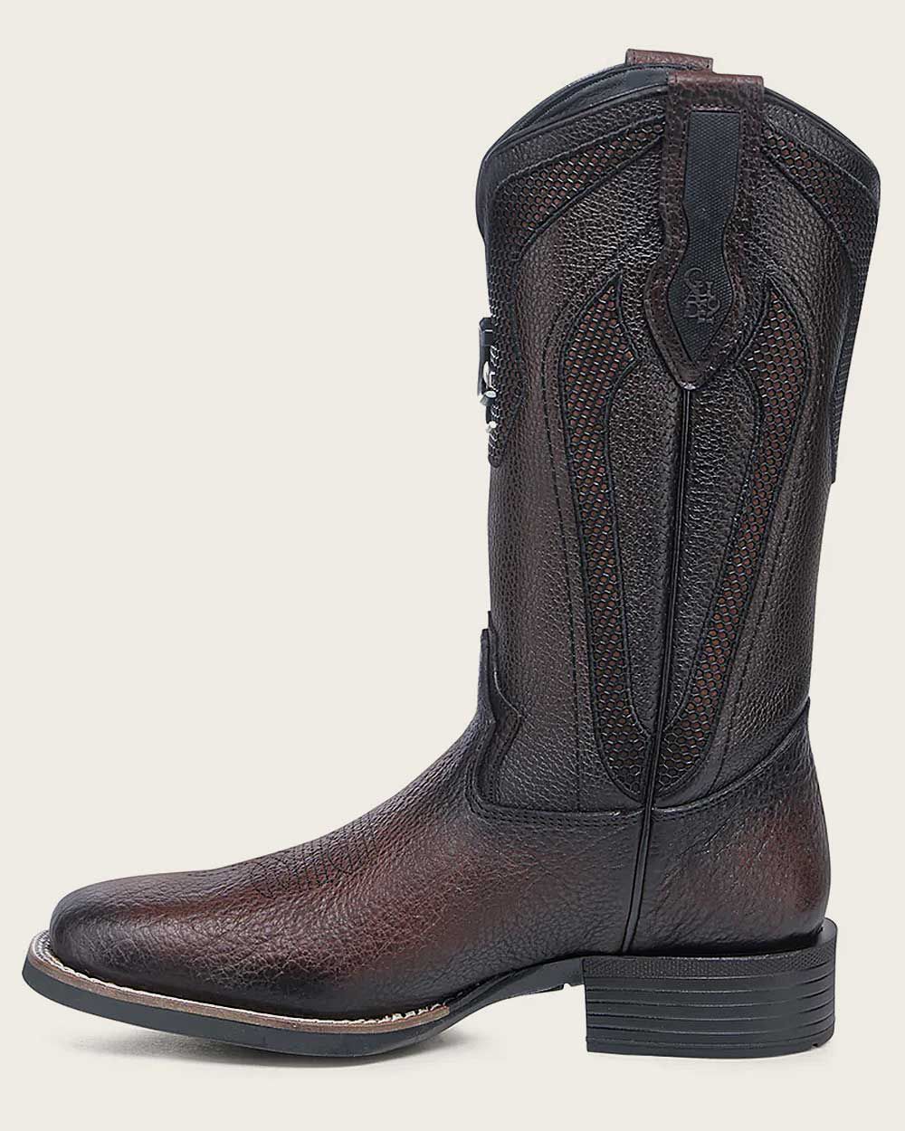 Bota Cuadra De Bisonte