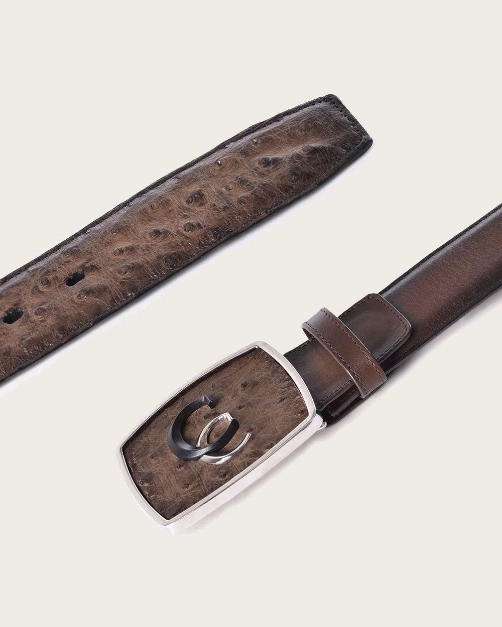 Cinturon Cuadra Avestruz Lugano