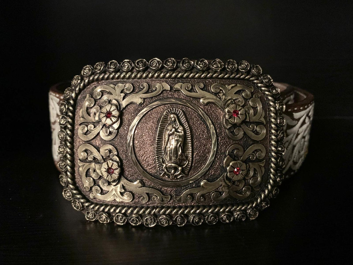 Hebilla JA Charra Virgen De Guadalupe