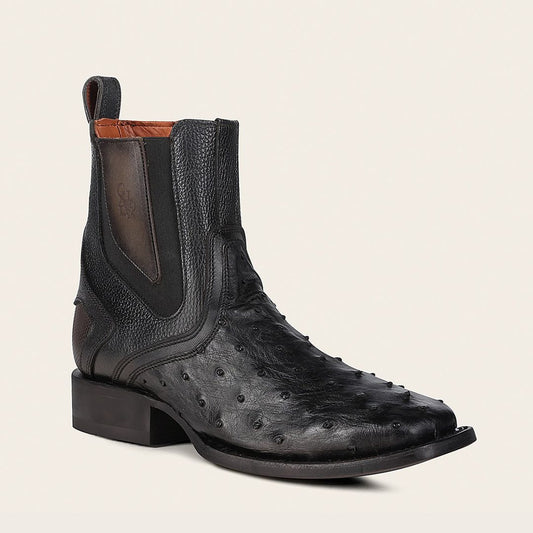Botines Cuadra Urbano Avestruz