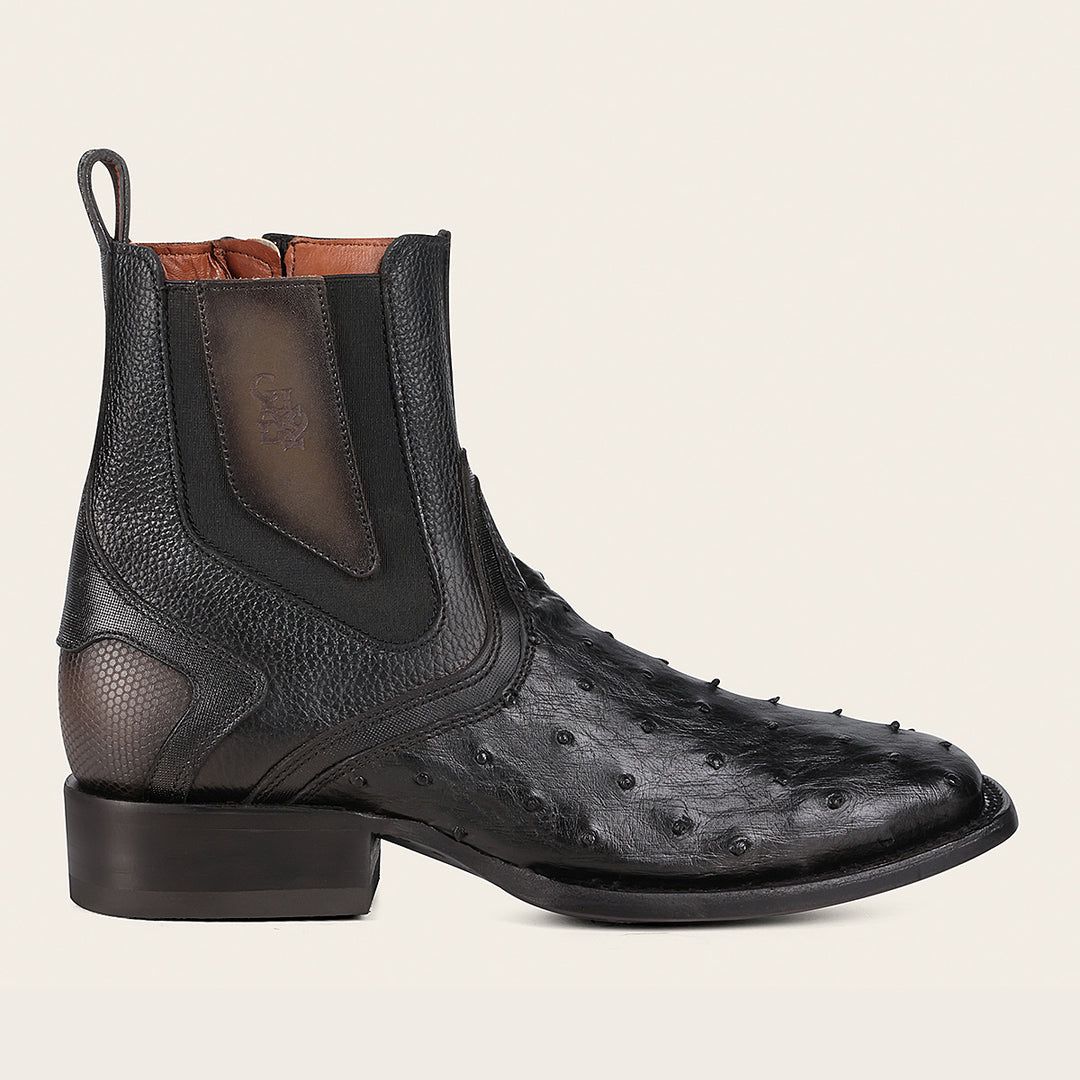 Botines Cuadra Urbano Avestruz