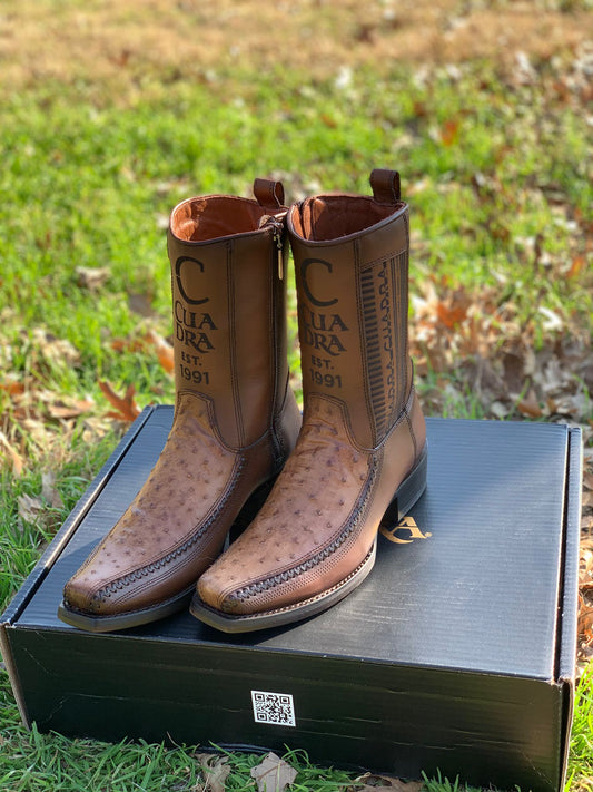 Botas Cuadra Casual Avestruz