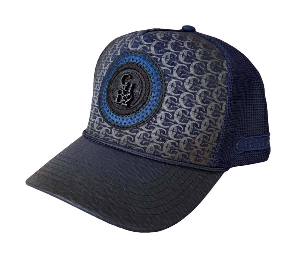 Gorra Cuadra Linaje Azul
