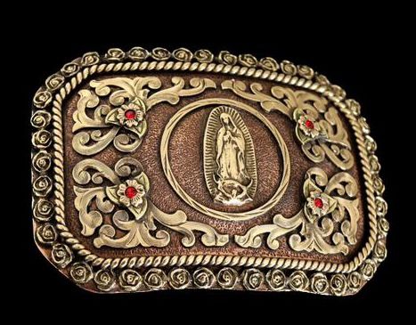Hebilla JA Charra Virgen De Guadalupe