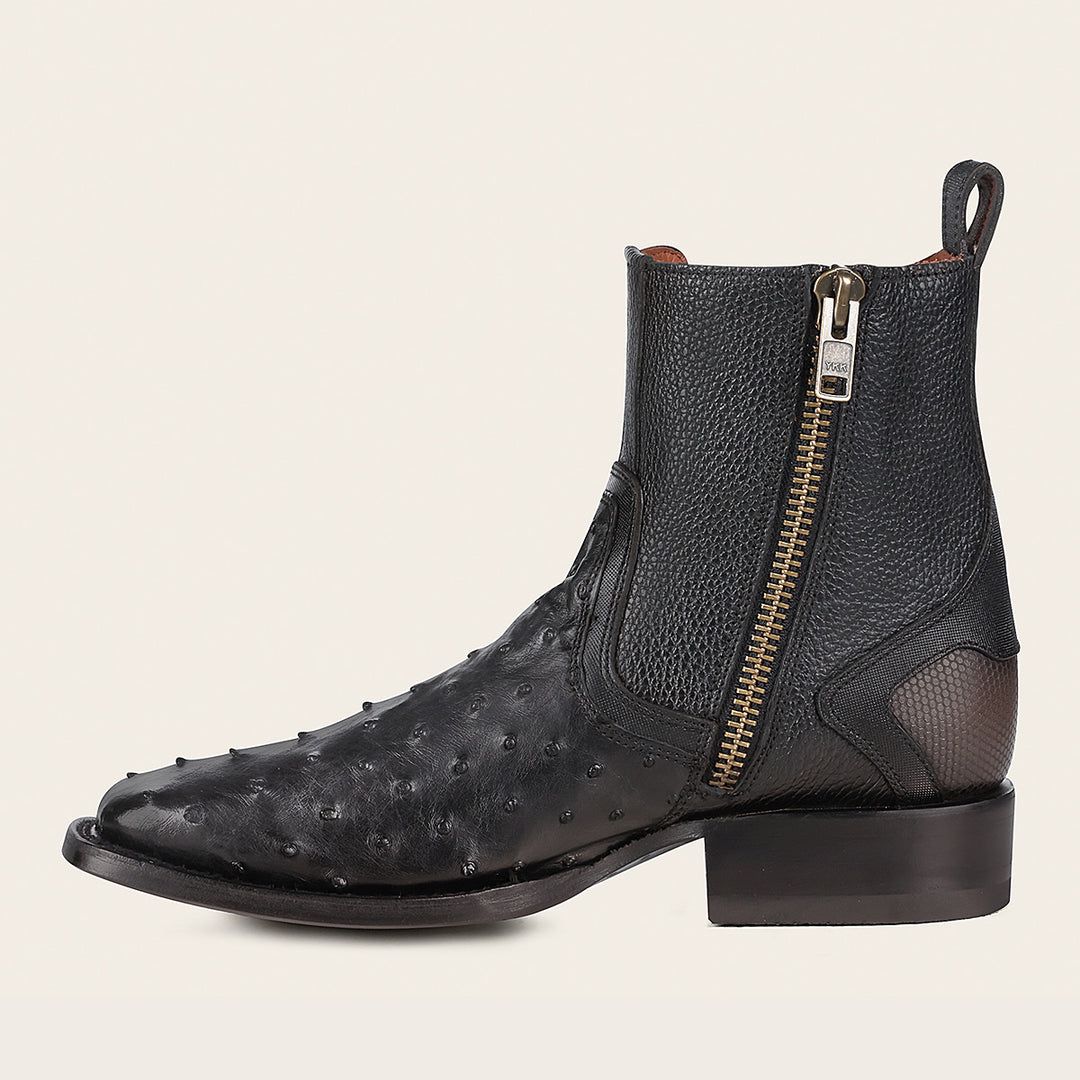 Botines Cuadra Urbano Avestruz