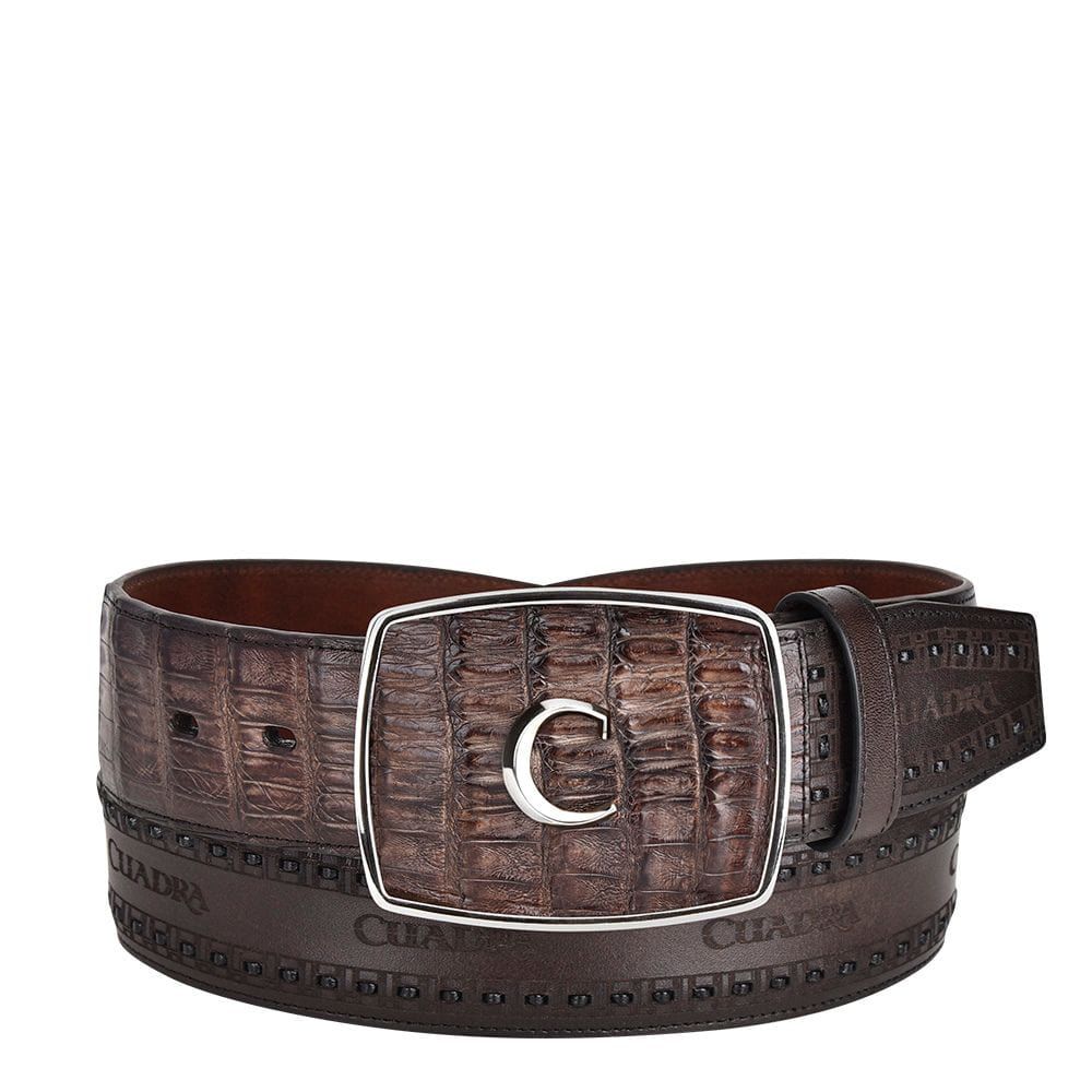 Cinturon Cuadra Caiman Chocolate