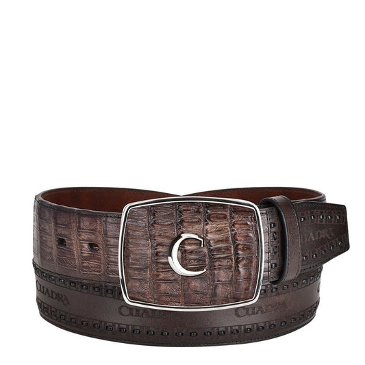 Cinturon Cuadra Caiman Chocolate
