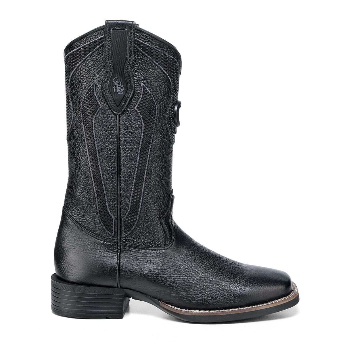 Bota Cuadra Venado Italiano Negro