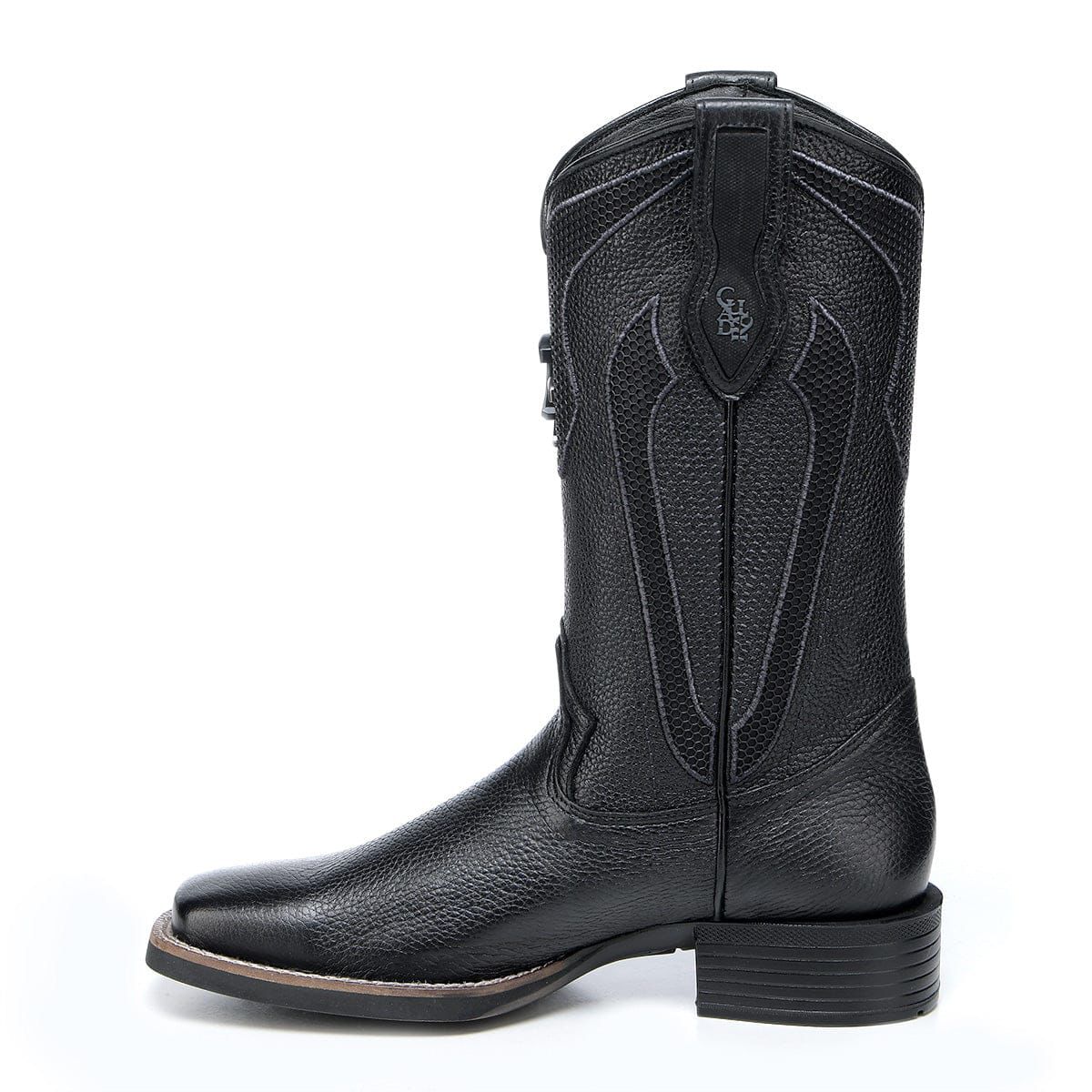 Bota Cuadra Venado Italiano Negro