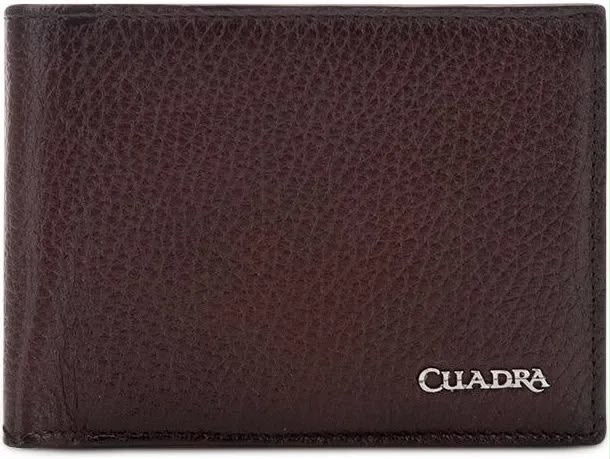 Billetera Cuadra Clasica Cafe