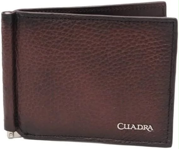 Billetera Cuadra Clasica Cafe