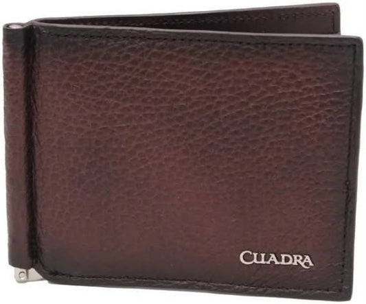 Billetera Cuadra Clasica Cafe