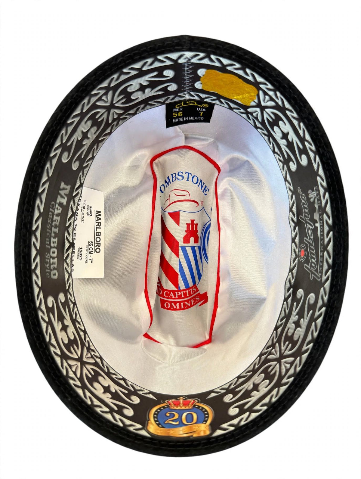 Texana Tombstone 20X Estilo Marlboro Color Negro